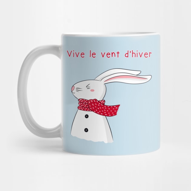 Vive le vent d'hiver (Lapin de Noël) - Christmas winter rabbit by Babush-kat